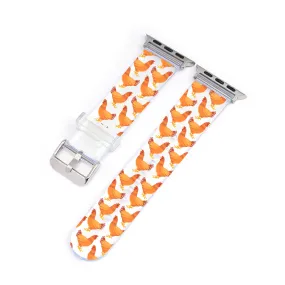 Coquette Chickens Clear Smartwatch Strap