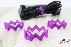 Cord WRAP, Ric Rac - Set of 3 (PURPLE)