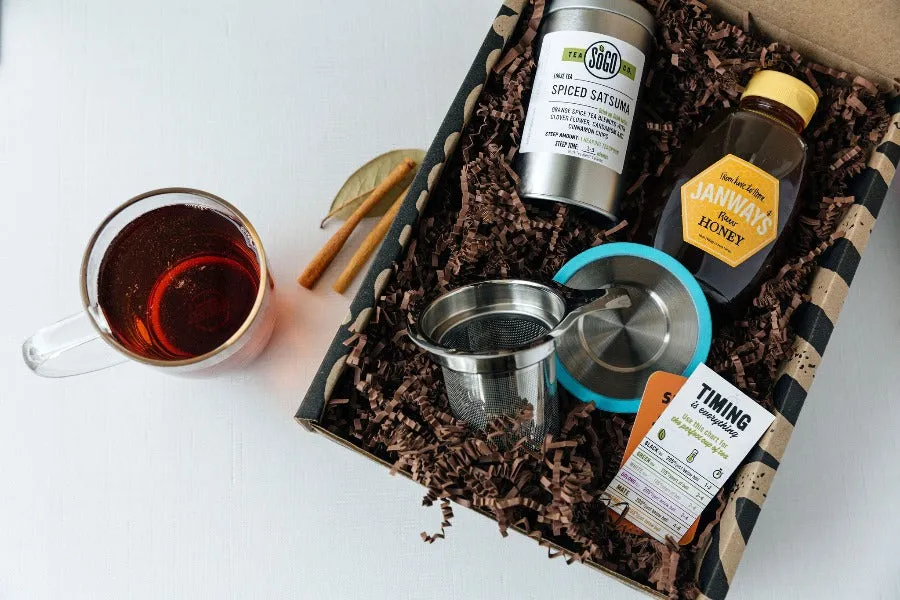 Corporate Gift: Tea, Infuser & Honey Gift Box