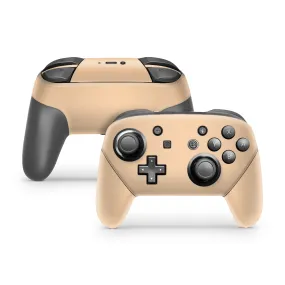 Creme Orange Nintendo Switch Pro Controller Skin