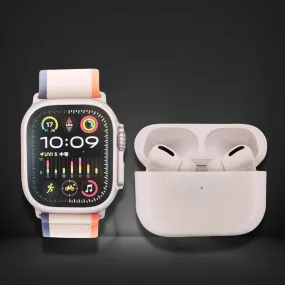 Crown S10   1 Smart Watch with Earbuds