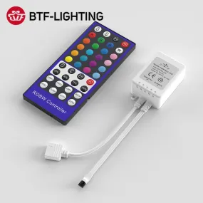 DC12V RGBW Controller Dimmer 40 Key 5 Pins IR Remote Control 4 Channels LED Controller For SMD 5050 RGBW RGBWW LED Strip Lights