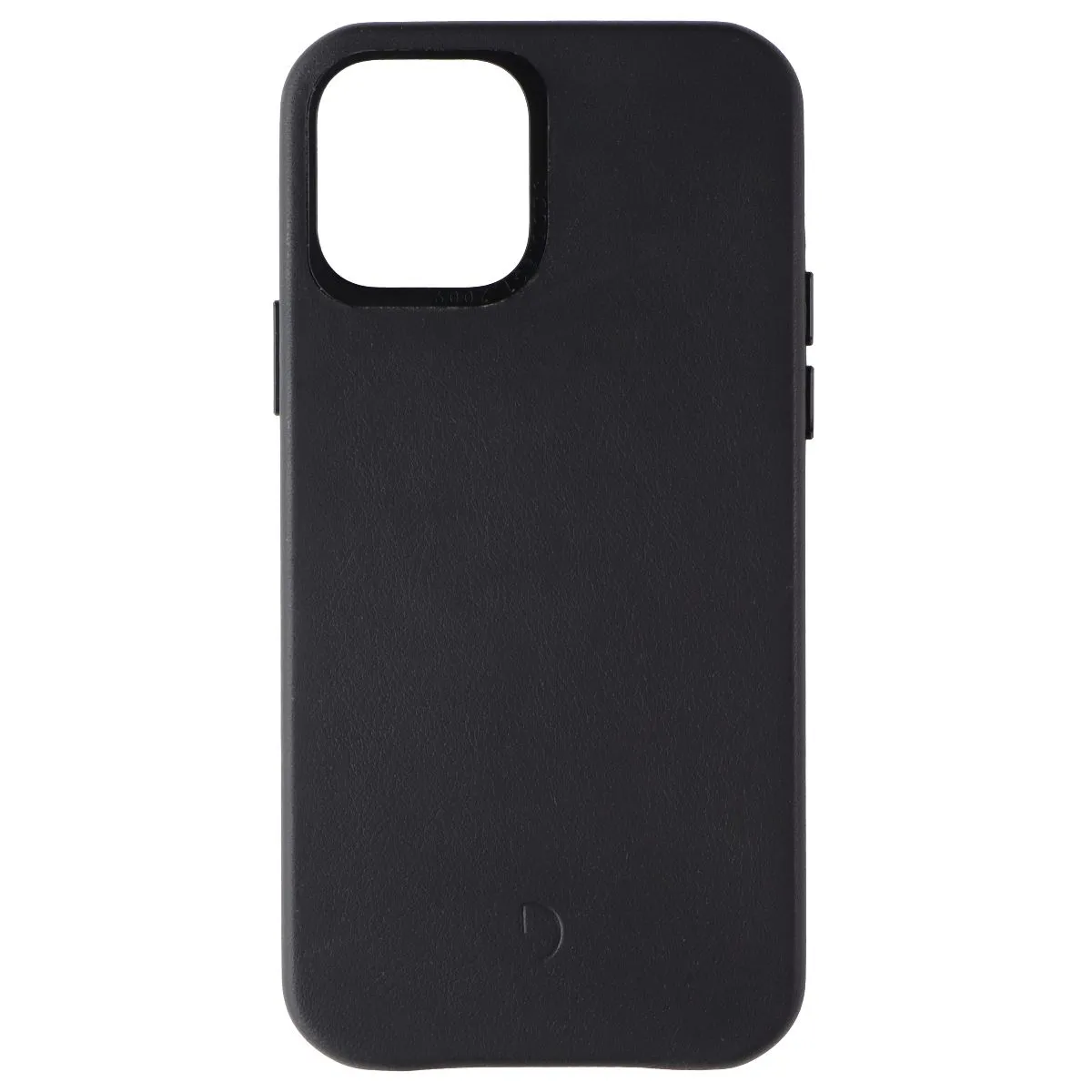 DECODED Back Cover Leather Case for MagSafe for iPhone 12/iPhone 12 Pro - Black