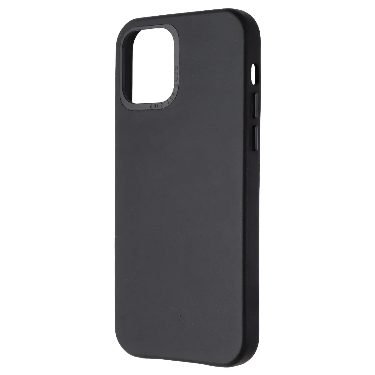 DECODED Back Cover Leather Case for MagSafe for iPhone 12/iPhone 12 Pro - Black