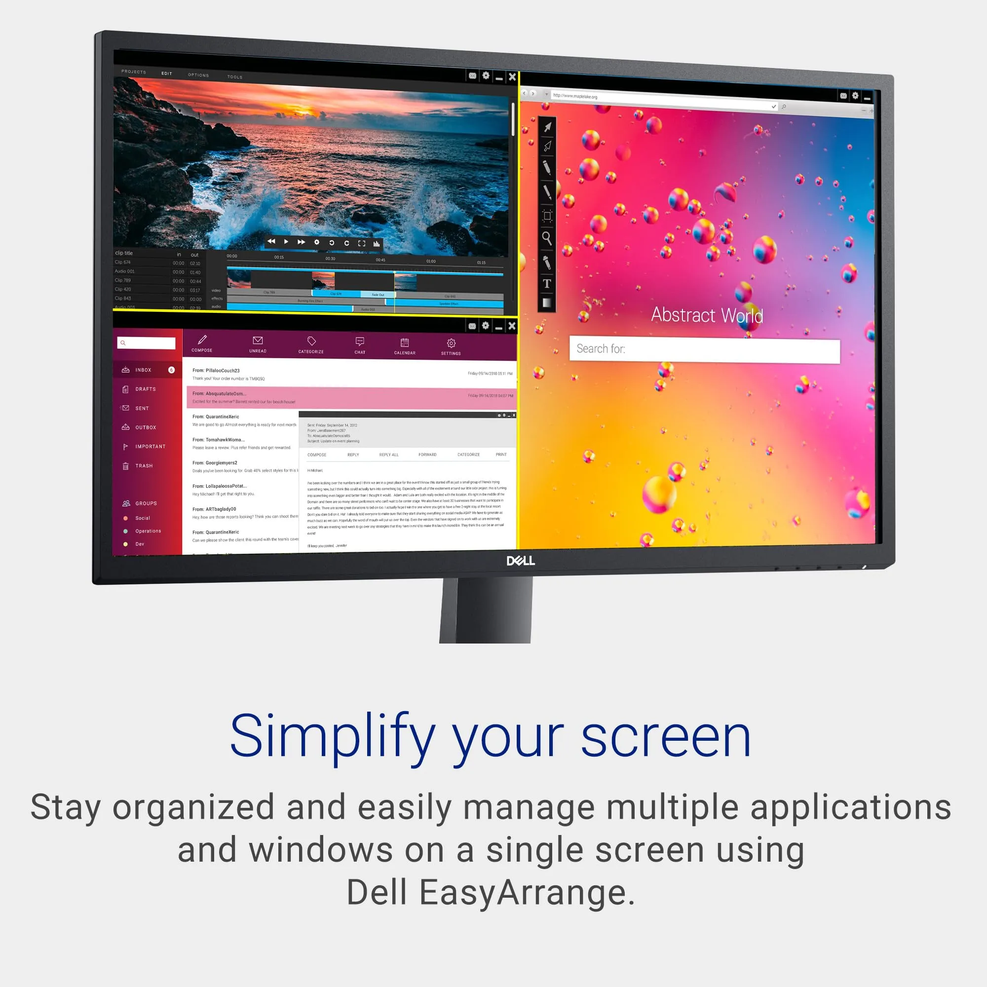 Dell 27-Inch Full HD Monitor with HDMI and VGA Inputs