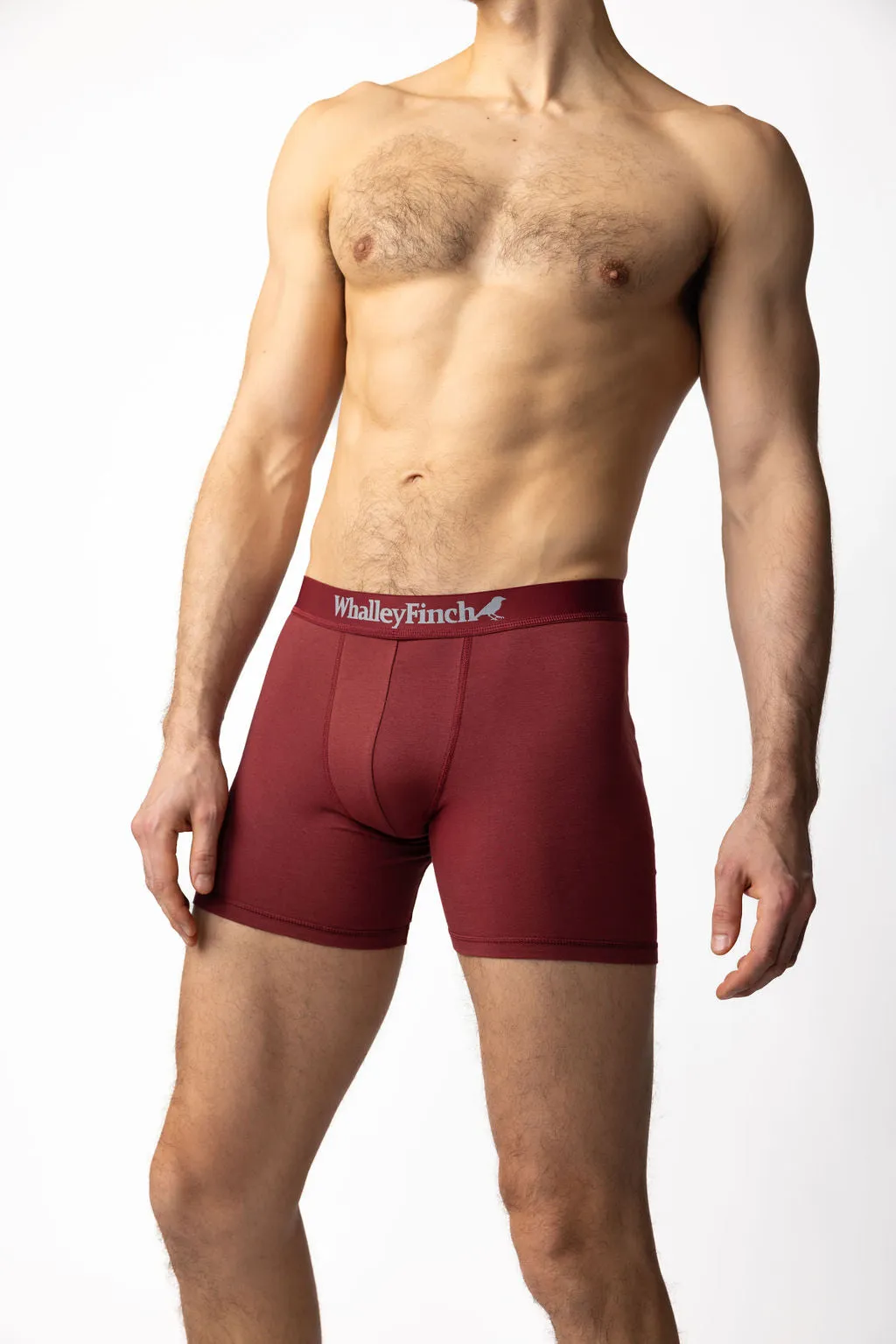 Denman Burgundy Boxer Brief