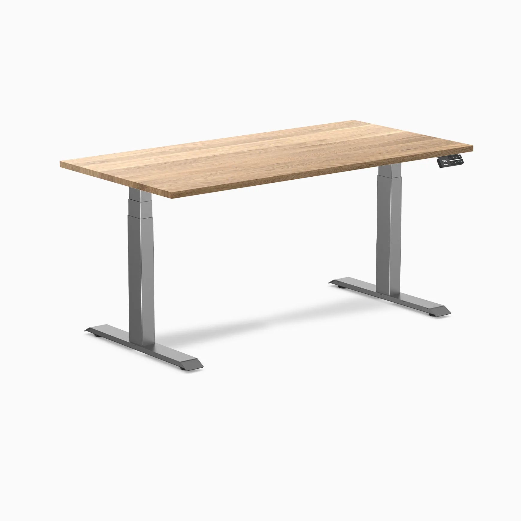 Desky Dual Hardwood Sit Stand Desk