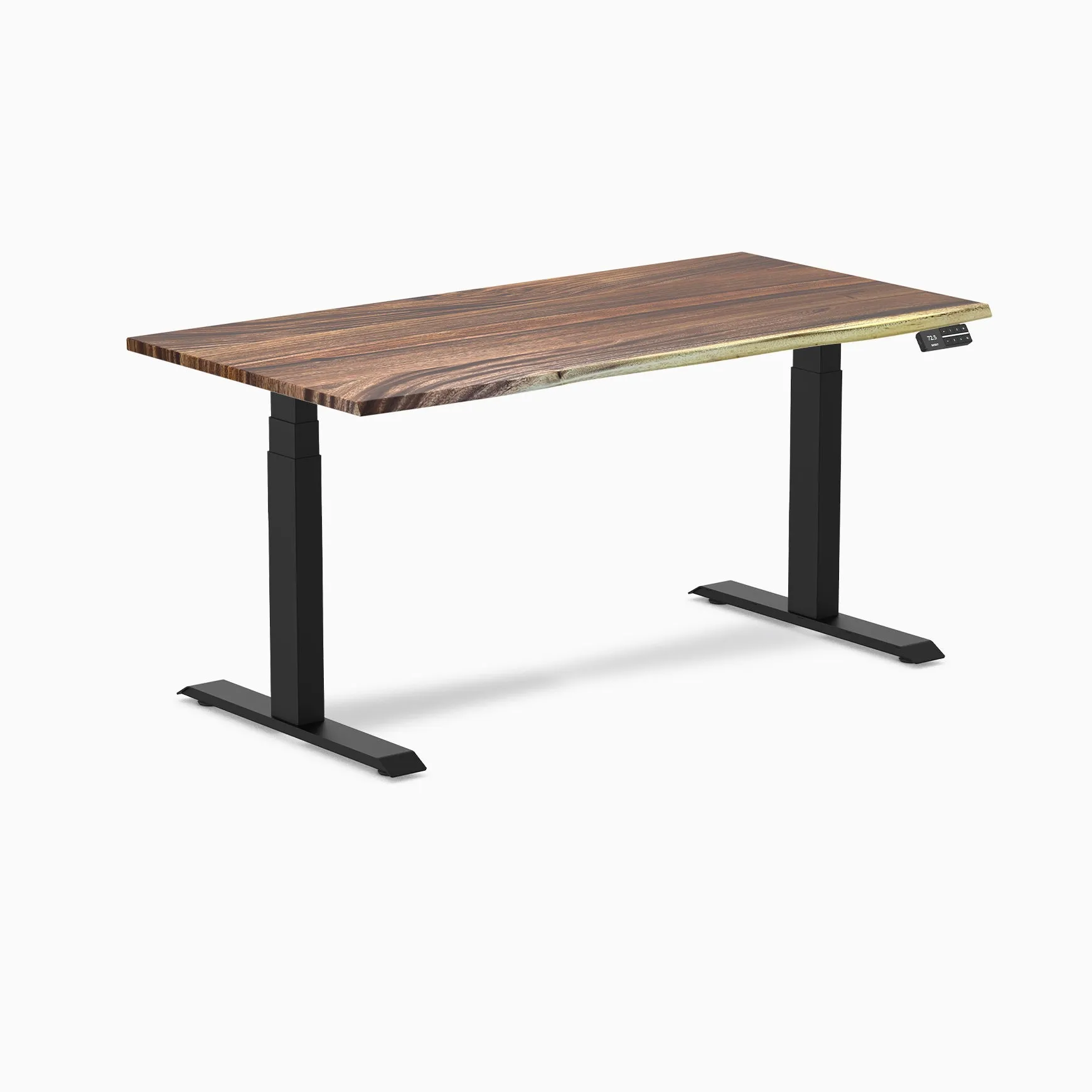 Desky Dual Hardwood Sit Stand Desk