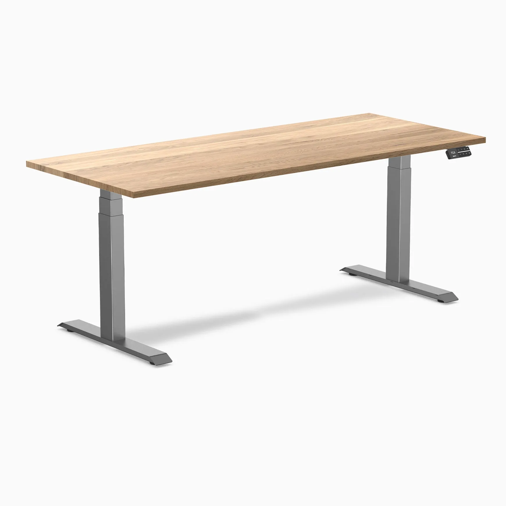 Desky Dual Hardwood Sit Stand Desk