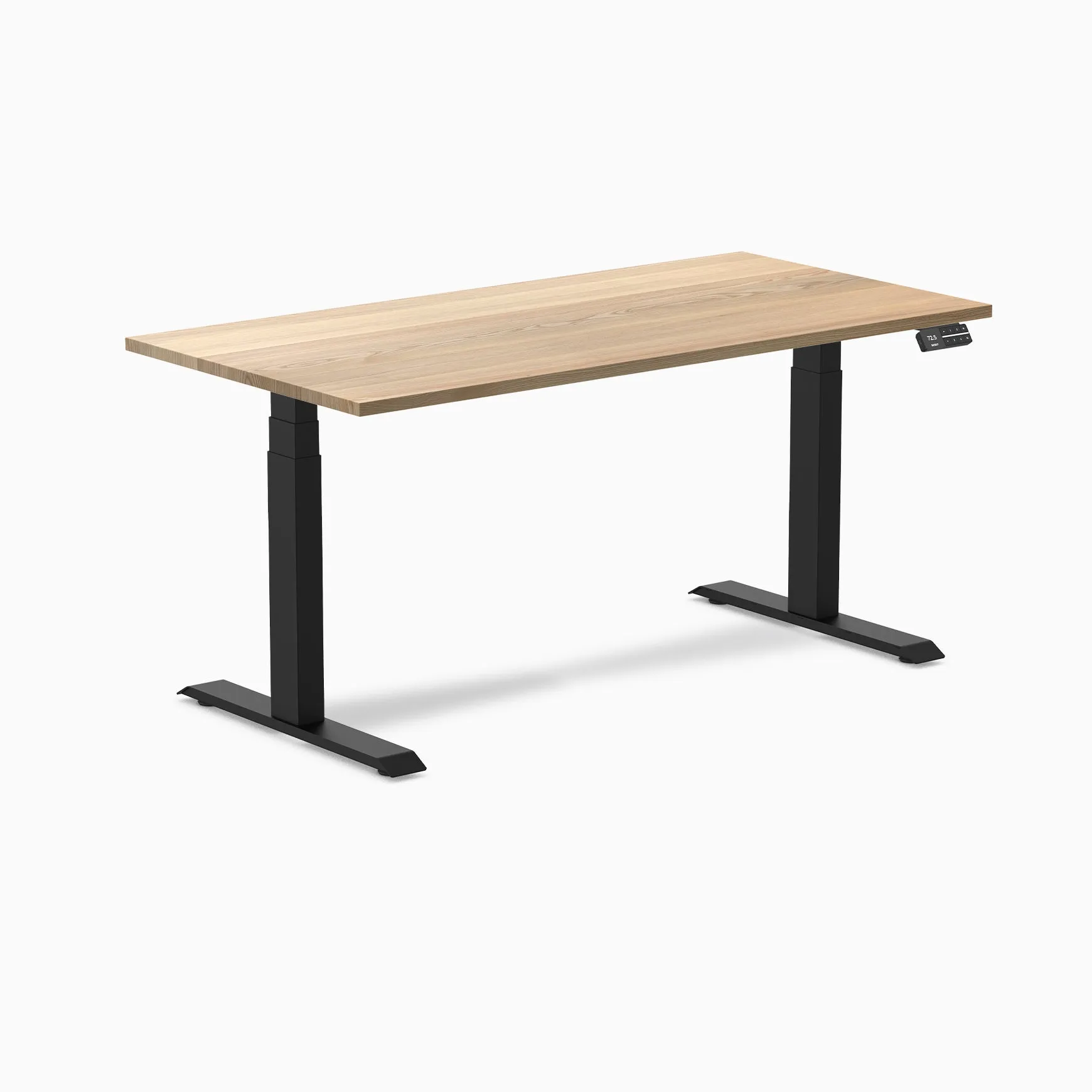 Desky Dual Hardwood Sit Stand Desk