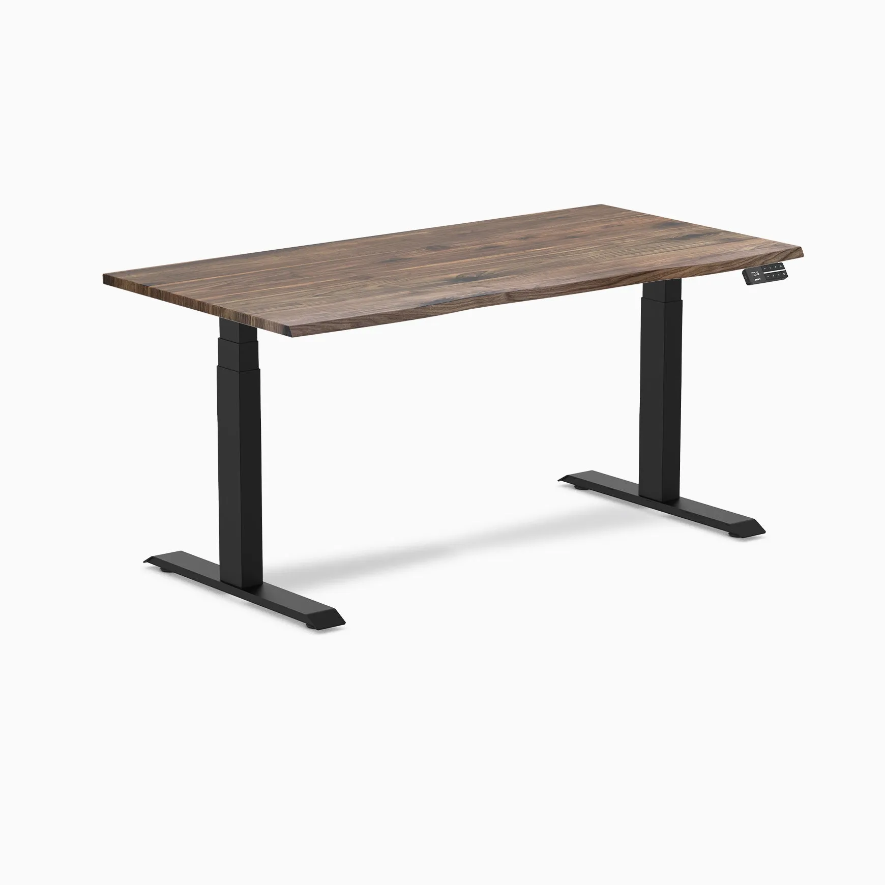 Desky Dual Hardwood Sit Stand Desk