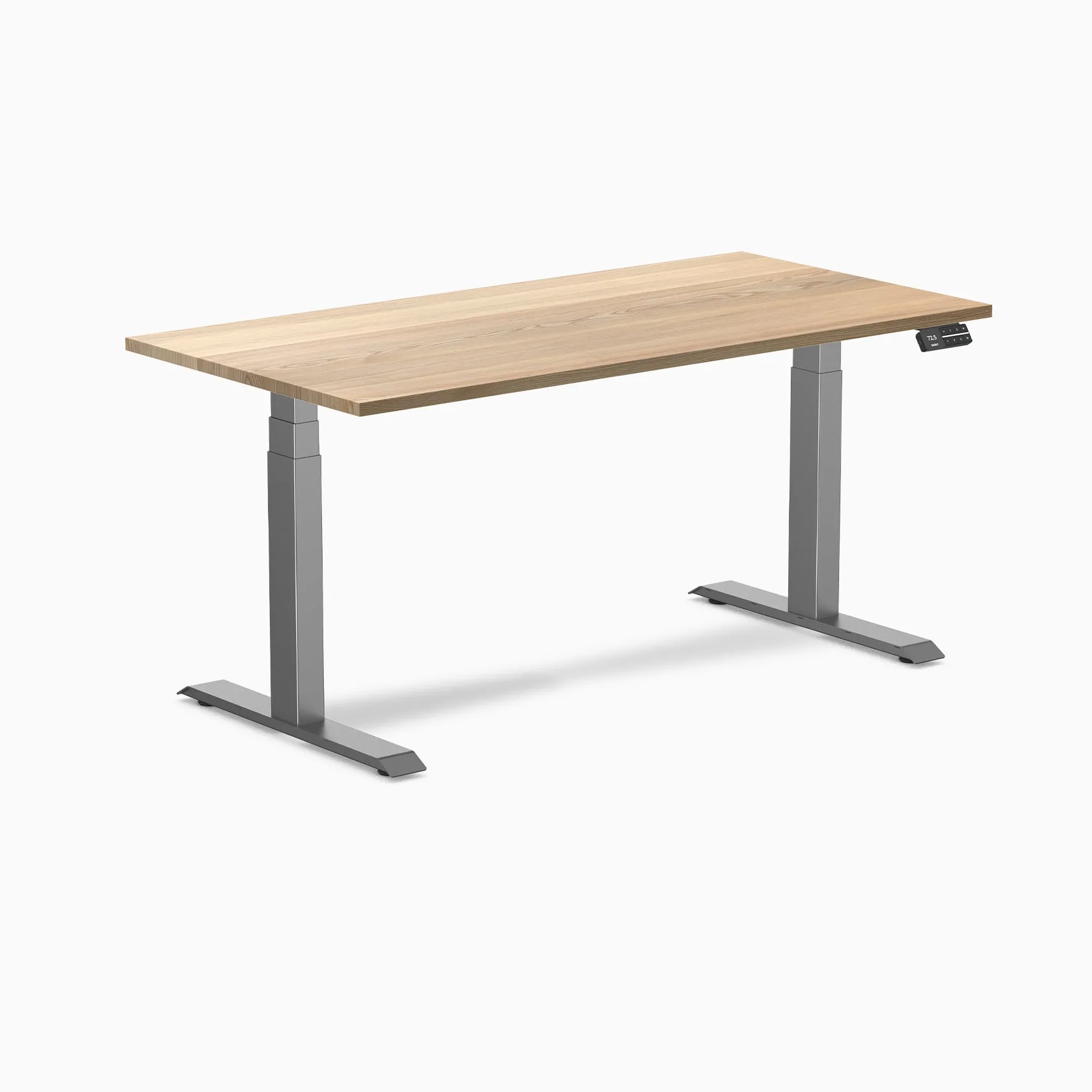 Desky Dual Hardwood Sit Stand Desk