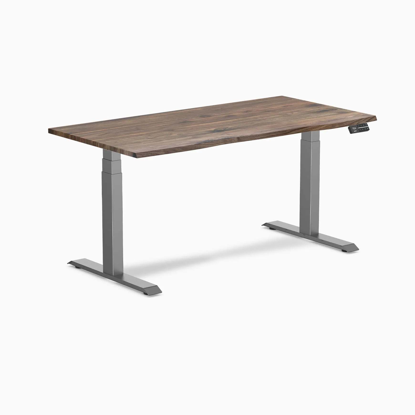 Desky Dual Hardwood Sit Stand Desk