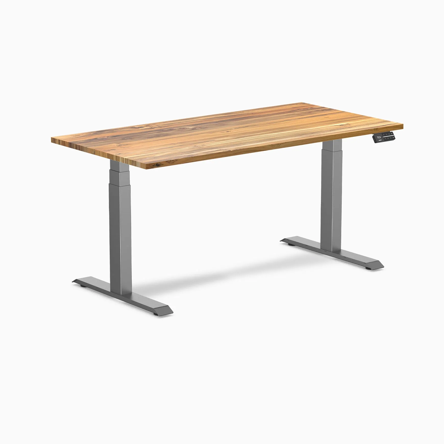 Desky Dual Hardwood Sit Stand Desk