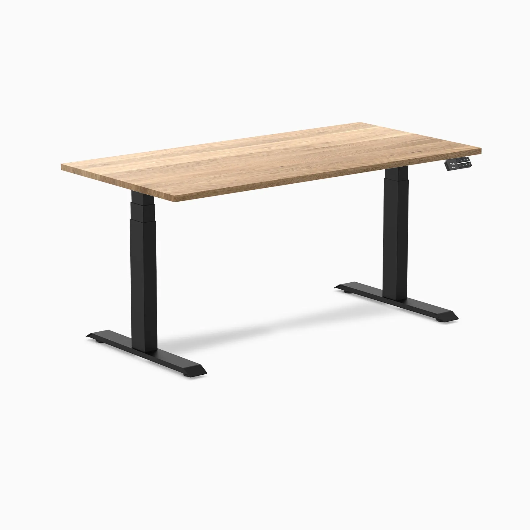 Desky Dual Hardwood Sit Stand Desk