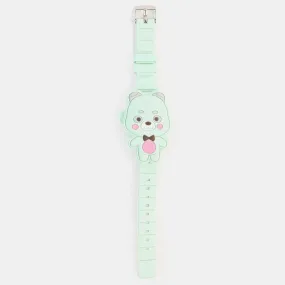 Digital Character Wrist Watch For Kids