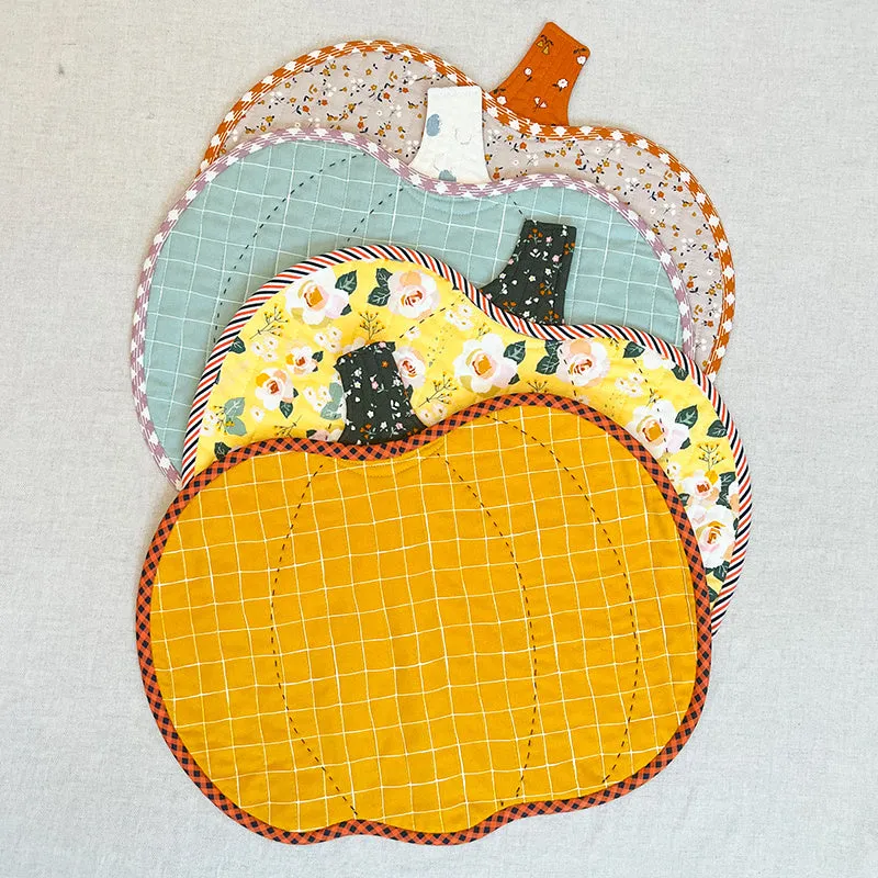 Digital Download - Pumpkin Placemat Pattern