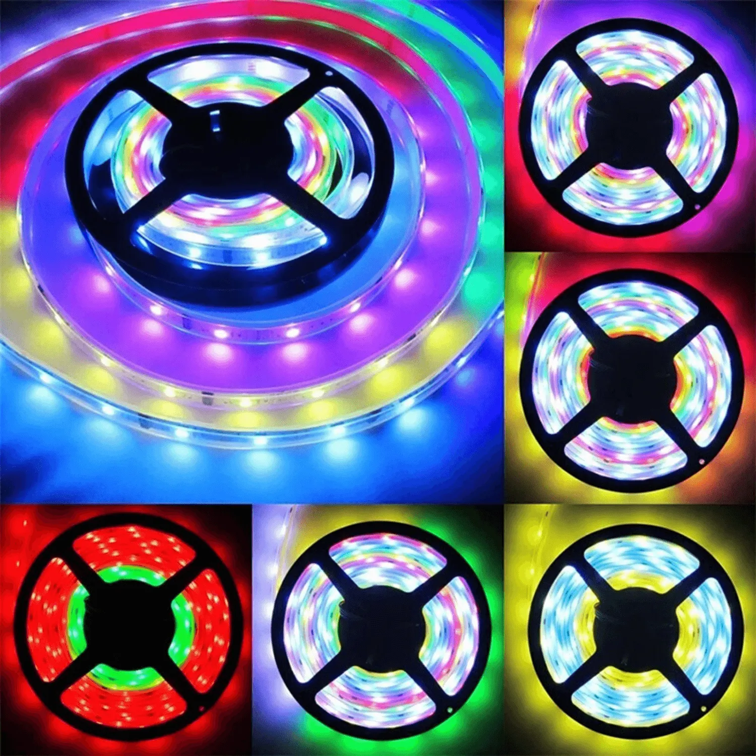 Digital Pixel RGB LED Strip 12V WS2811 Addressable 5050 60LED/m IP20 5 Metre