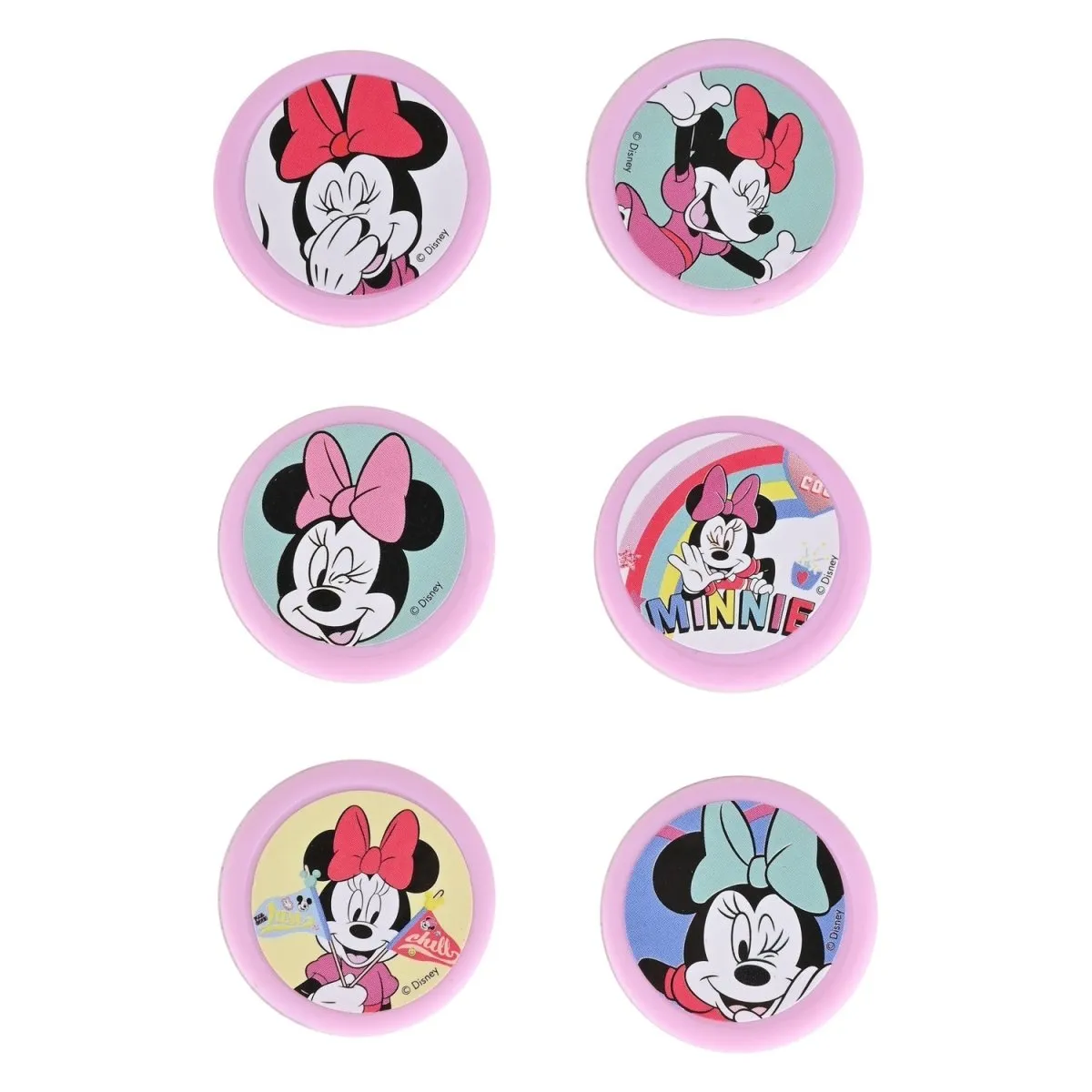 Disney Minnie Disc Shooter Digital Watch- Pink