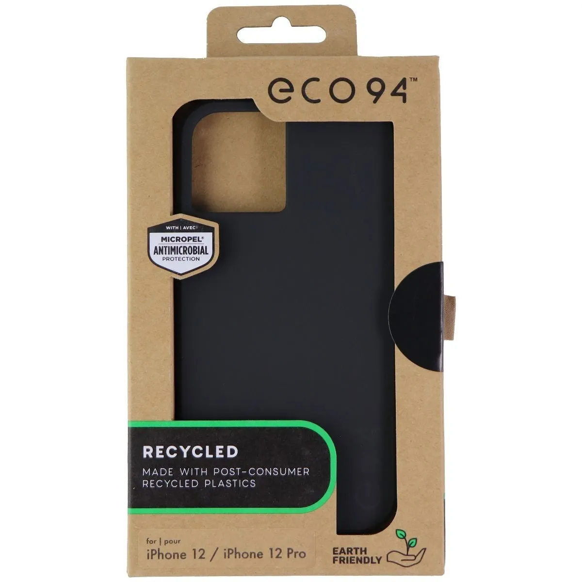 Eco94 by Case-Mate Recycled Case for Apple iPhone 12 Pro / iPhone 12 - Black