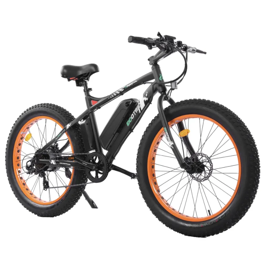 Ecotric Cheetah 26 Fat Tire Beach Snow Electric Bike