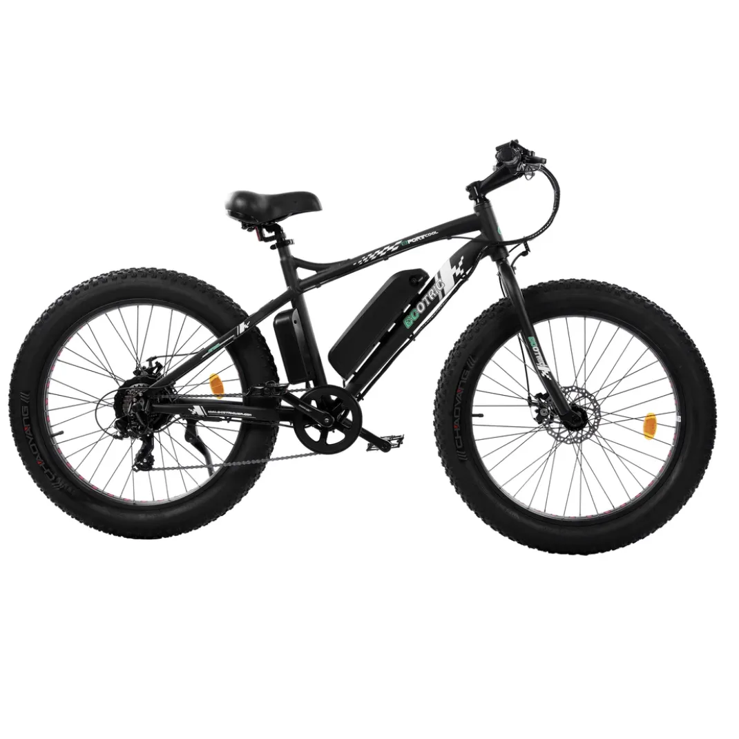 Ecotric Cheetah 26 Fat Tire Beach Snow Electric Bike