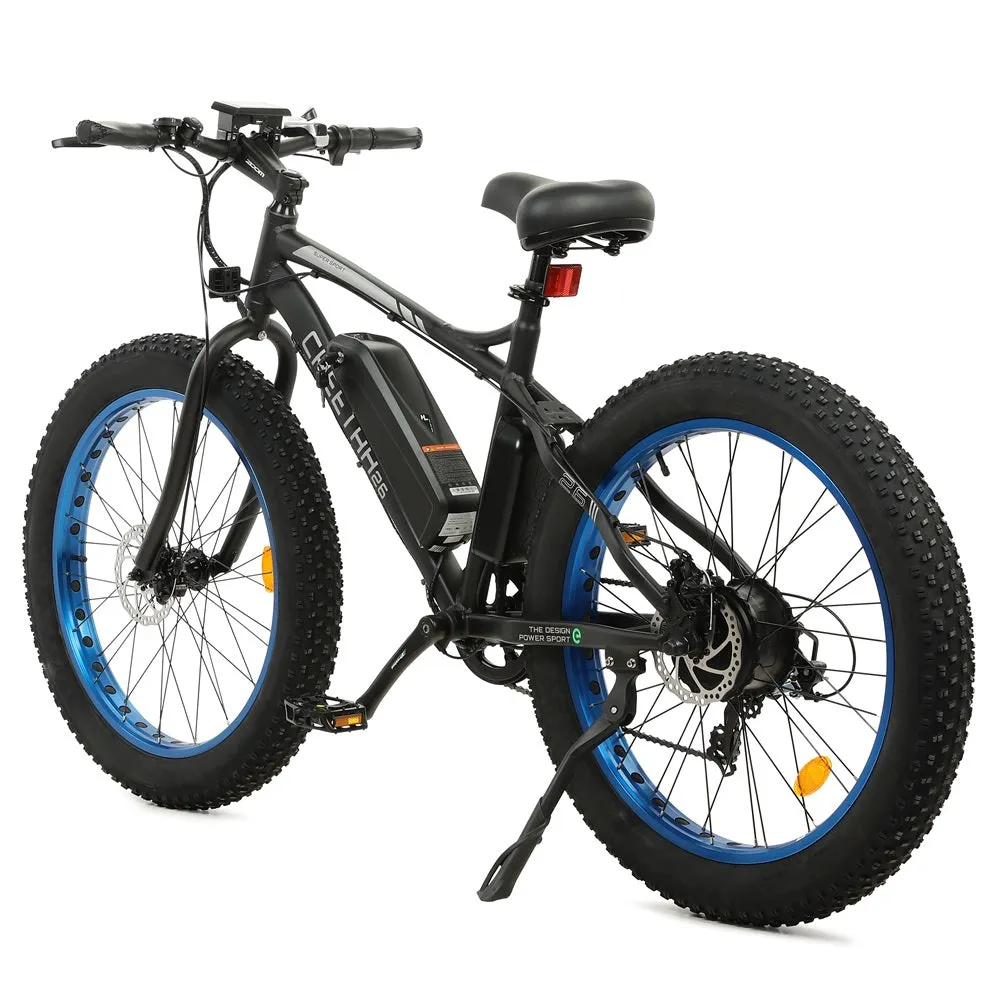 Ecotric Cheetah 26 Fat Tire Beach Snow Electric Bike