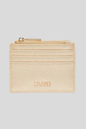 Ecs Credit Card Case Liu Jo Aledis - Gold