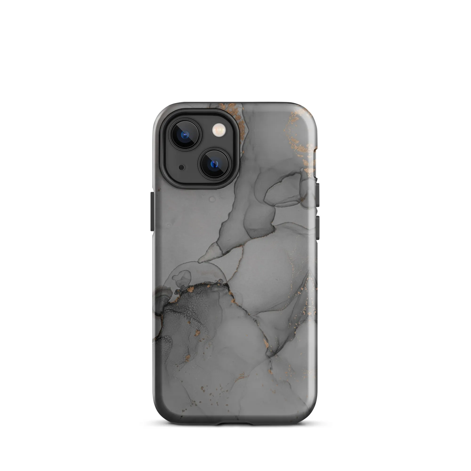 Elegant Dark Grey Marble Premium iPhone Case