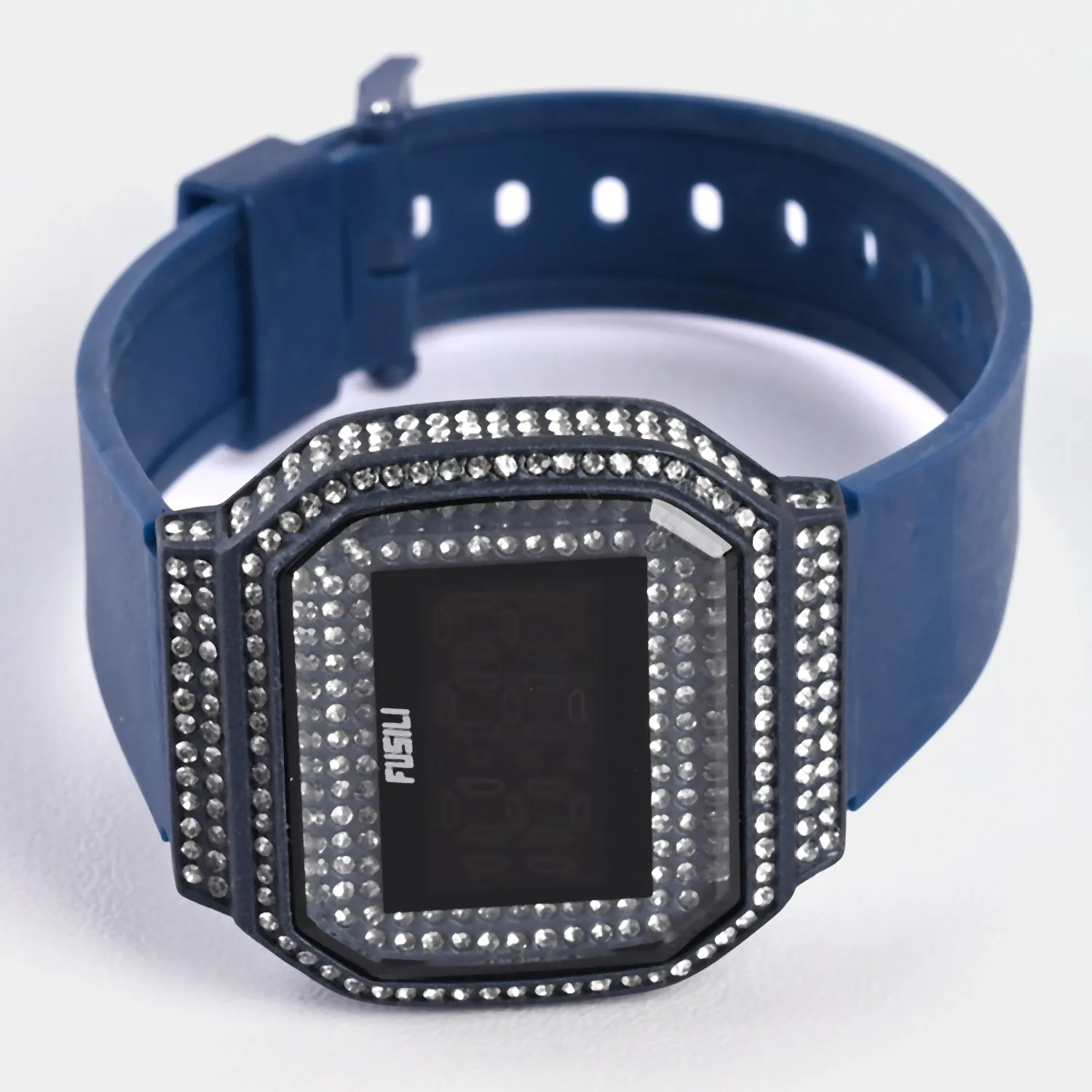 Elegant Touch Display Digital Wristwatch For Girls