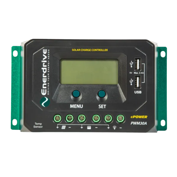 Enerdrive ePOWER PWM 30A Solar Charge Controller Solar Regulator