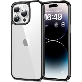 Entronix Apple iPhone 15 Pro/14 Pro Case - Impact Chrome Bumper,