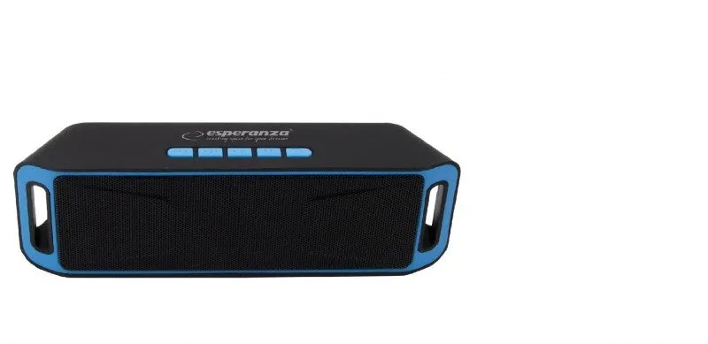 Esperanza Ep126kb Portable Speaker Stereo Portable Speaker Black, Blue 6 W