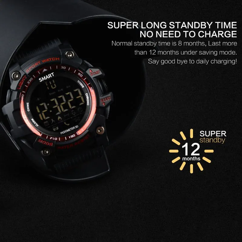 EX16 Smart Watch - Waterproof Men's Wristwatch