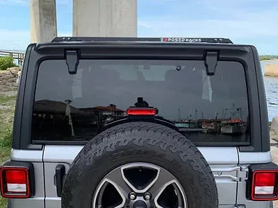 Exposed Racks 9655 Black Low Profile Cross Bar for Jeep Wrangler