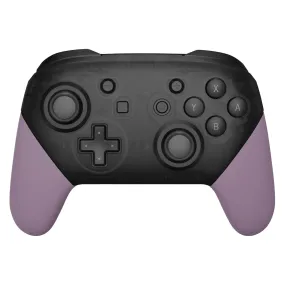 eXtremeRate Dark Grayish Violet Replacement Handle Grips for NS Switch Pro Controller, Soft Touch DIY Hand Grip Shell for NS Switch Pro Controller - Controller NOT Included - GRP328