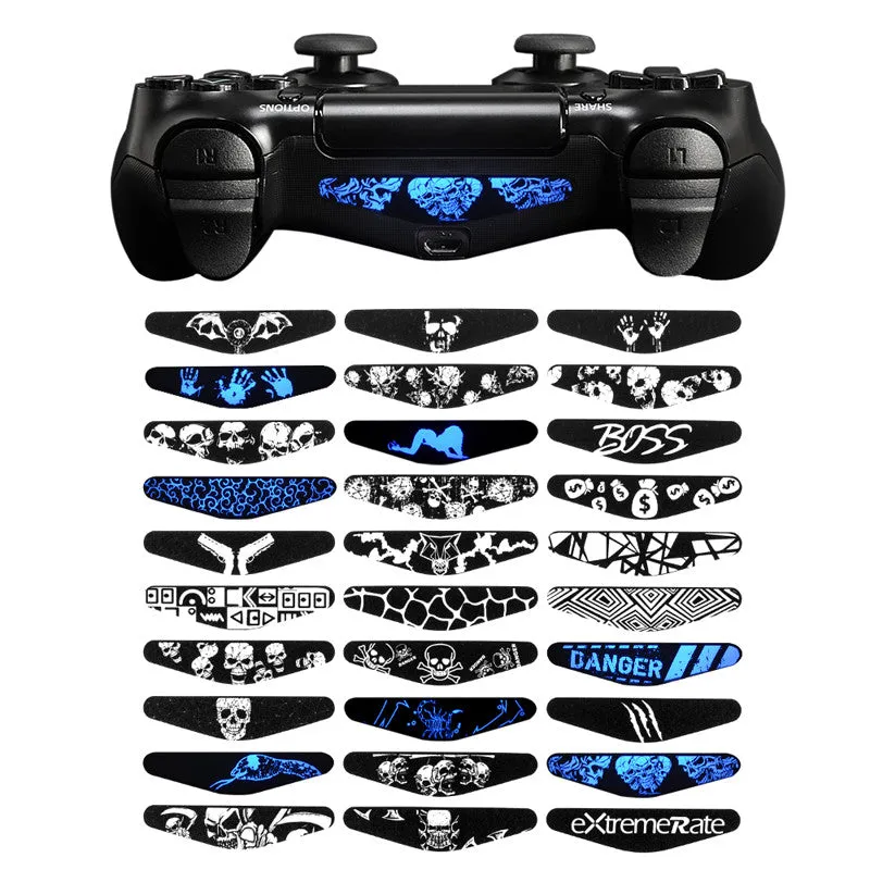 eXtremeRate For PS4 Light Bar Decal (30 pcs) - GCLS0010