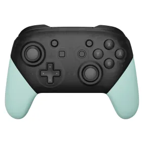 eXtremeRate Light Cyan Replacement Handle Grips for NS Switch Pro Controller, DIY Hand Grip Shell for NS Switch Pro Controller - Controller NOT Included - GRP327