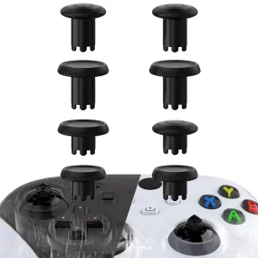 eXtremeRate ThumbsGear V3 Interchangeable Thumbsticks for Xbox Core Controller, 4 Height Adjustable Convex and Concave Grip Joysticks for Xbox One S/X/Elite, for Nintendo Switch Pro Controller - Black - VRVX3M001