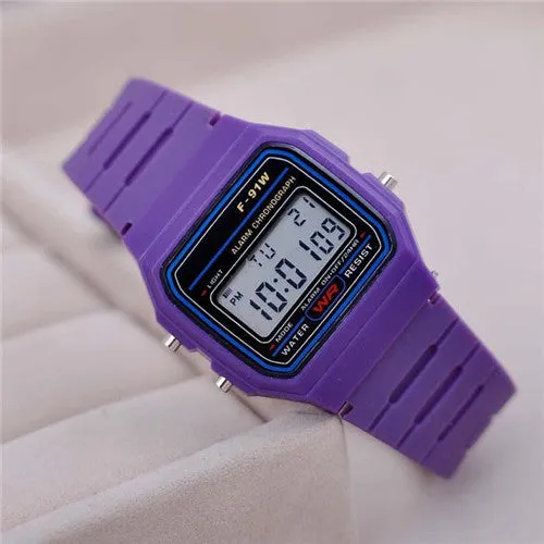 Fashion Sport Watch For Men Women Kid Colorful Electronic Led Digital Kids Watches Multifunction Jelly Wristwatch Clock Hour