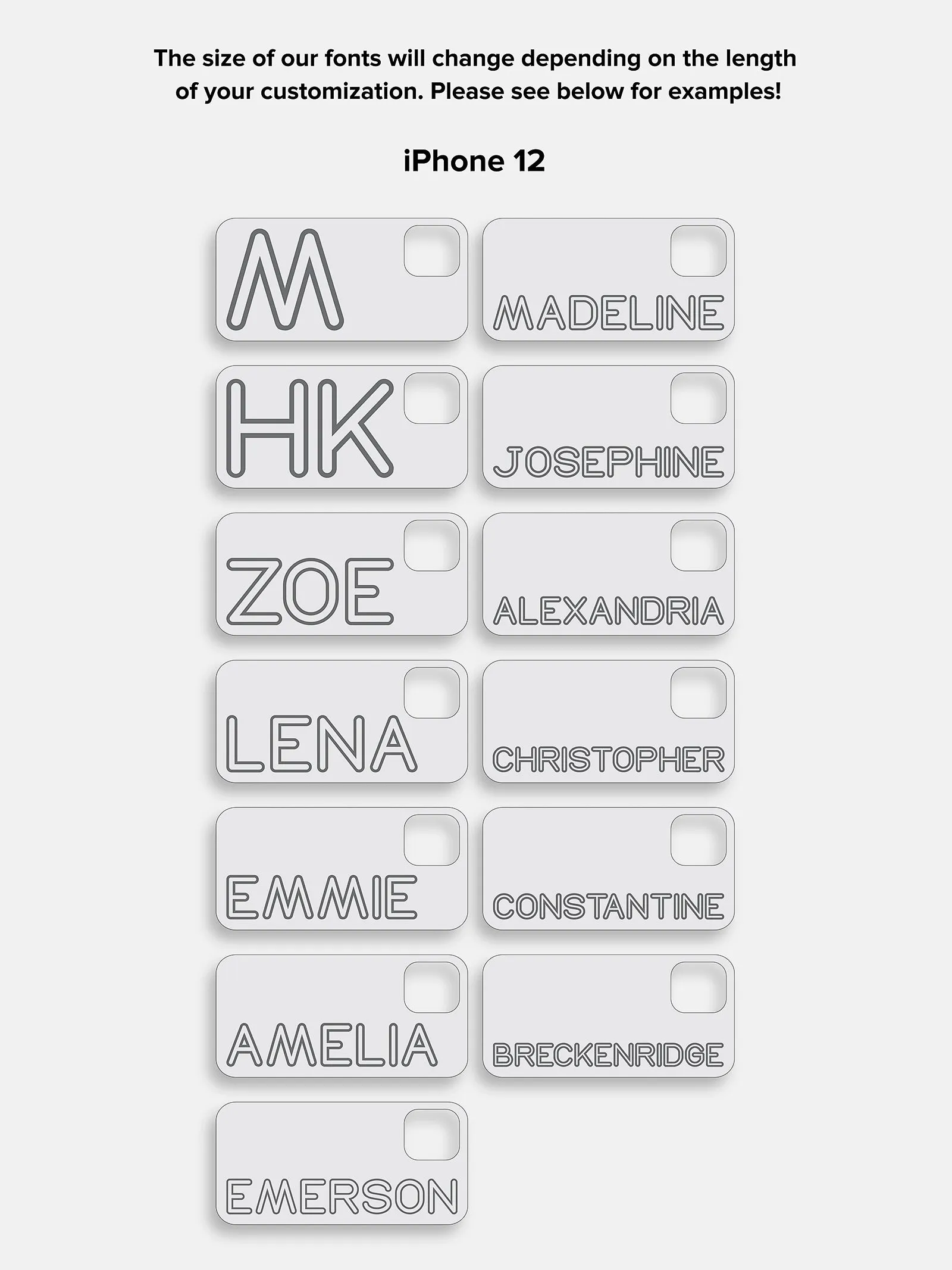 Fine Line Custom iPhone Case - Mauve/White