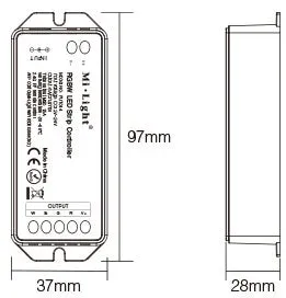 FluxTech® RGBW / RGBWW LED Strip Controller for RGBW, RGBWW  Strip Light