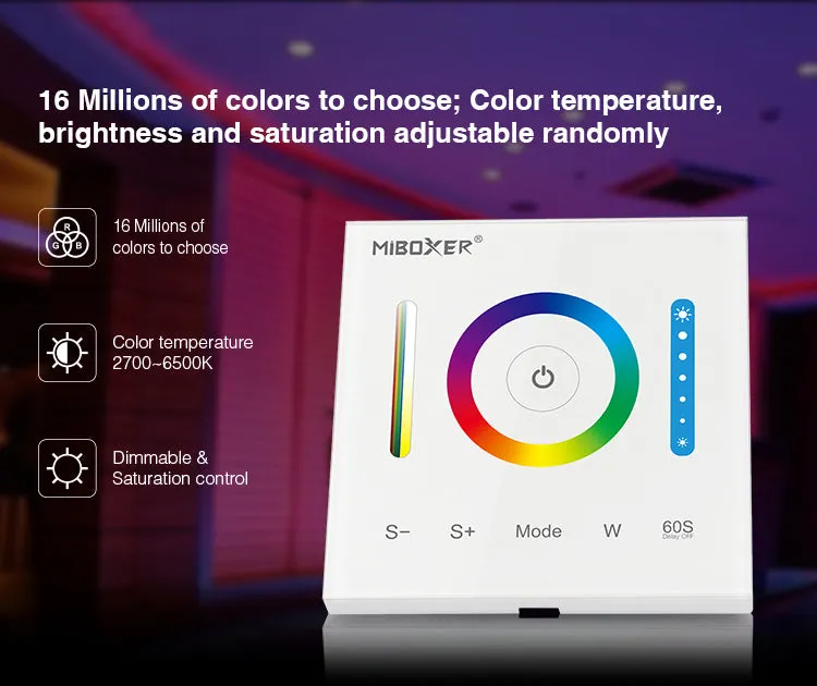 FluxTech - Smart Panel Controller (RGB, RGBW, RGB CCT)