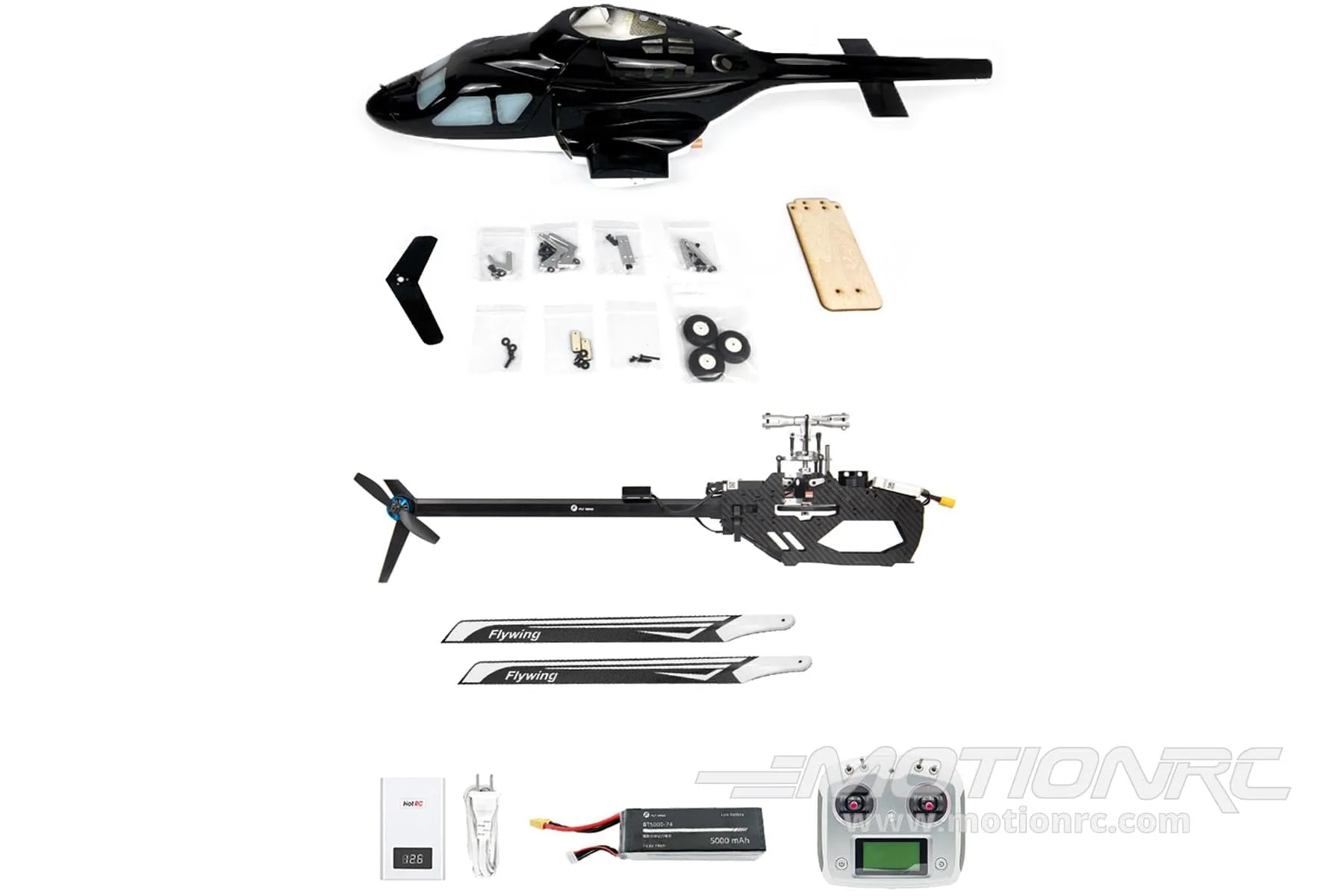 Fly Wing 450AF Airwolf 450 Size GPS Stabilized Helicopter - RTF - (OPEN BOX)