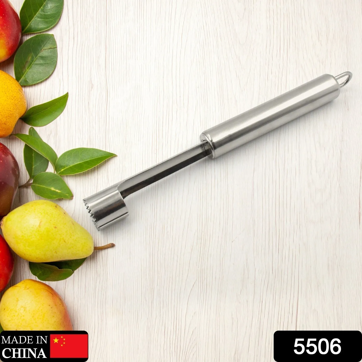 Fruit Core Stainless Steel Set, Core Remover for Apple and Pear, Kitchen Prep Tool Fruit Core Remover Tool with Soft Handle, Apple Corer Stainless Steel, Kitchen Gadget Dishwasher Safe