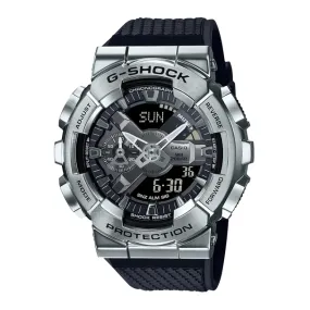 G-SHOCK Analog-Digital Men's Watch Stainless Steel Black and Silver Men's Watch GM110-1A