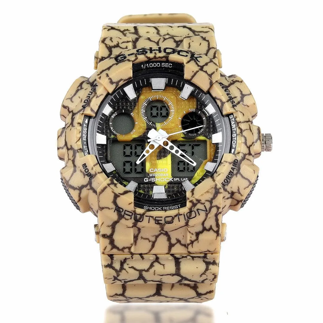 G Shock Digital And Analog Casual Outdoor Watch