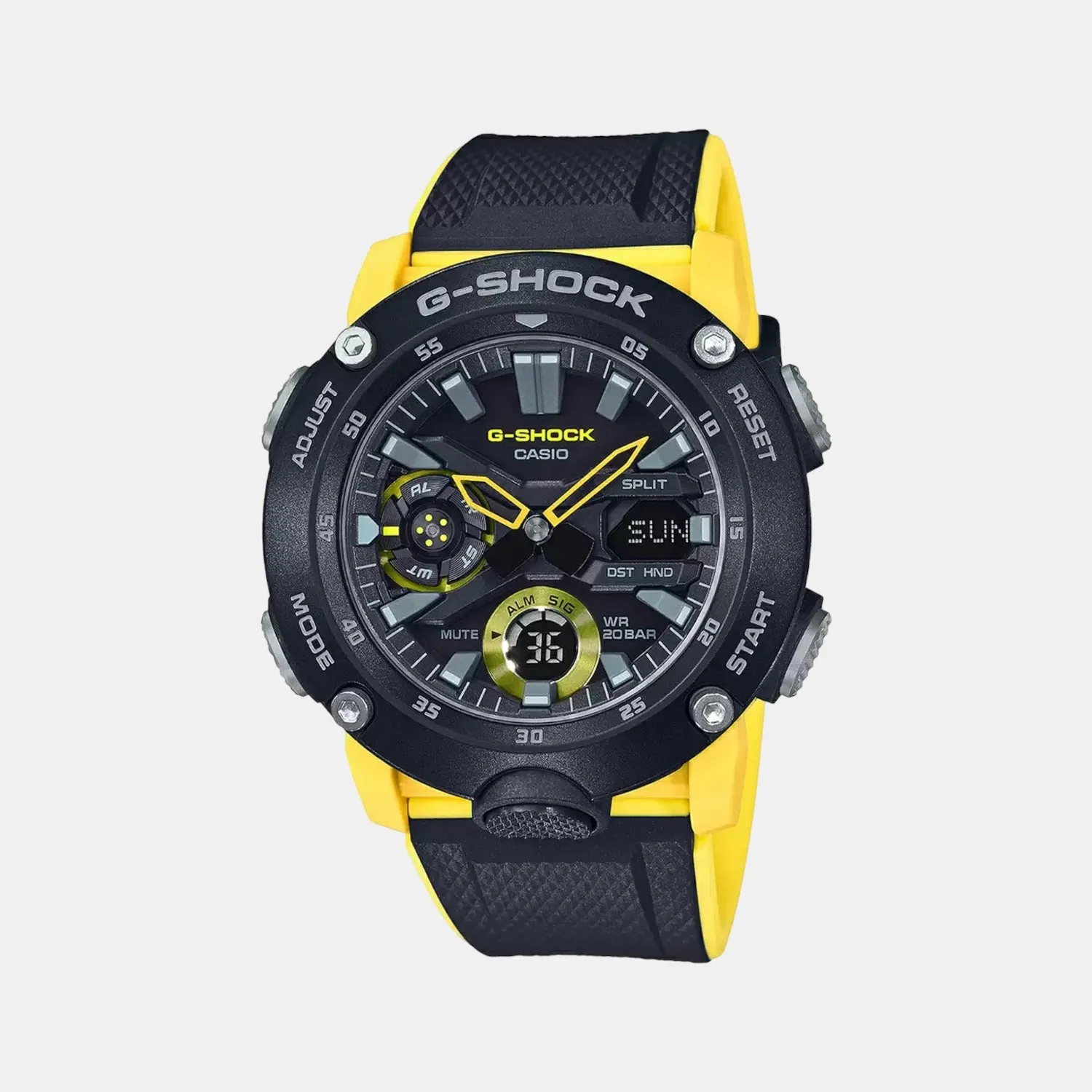 G-Shock Men's Analog-Digital Resin Watch G943 - GA-2000-1A9DR