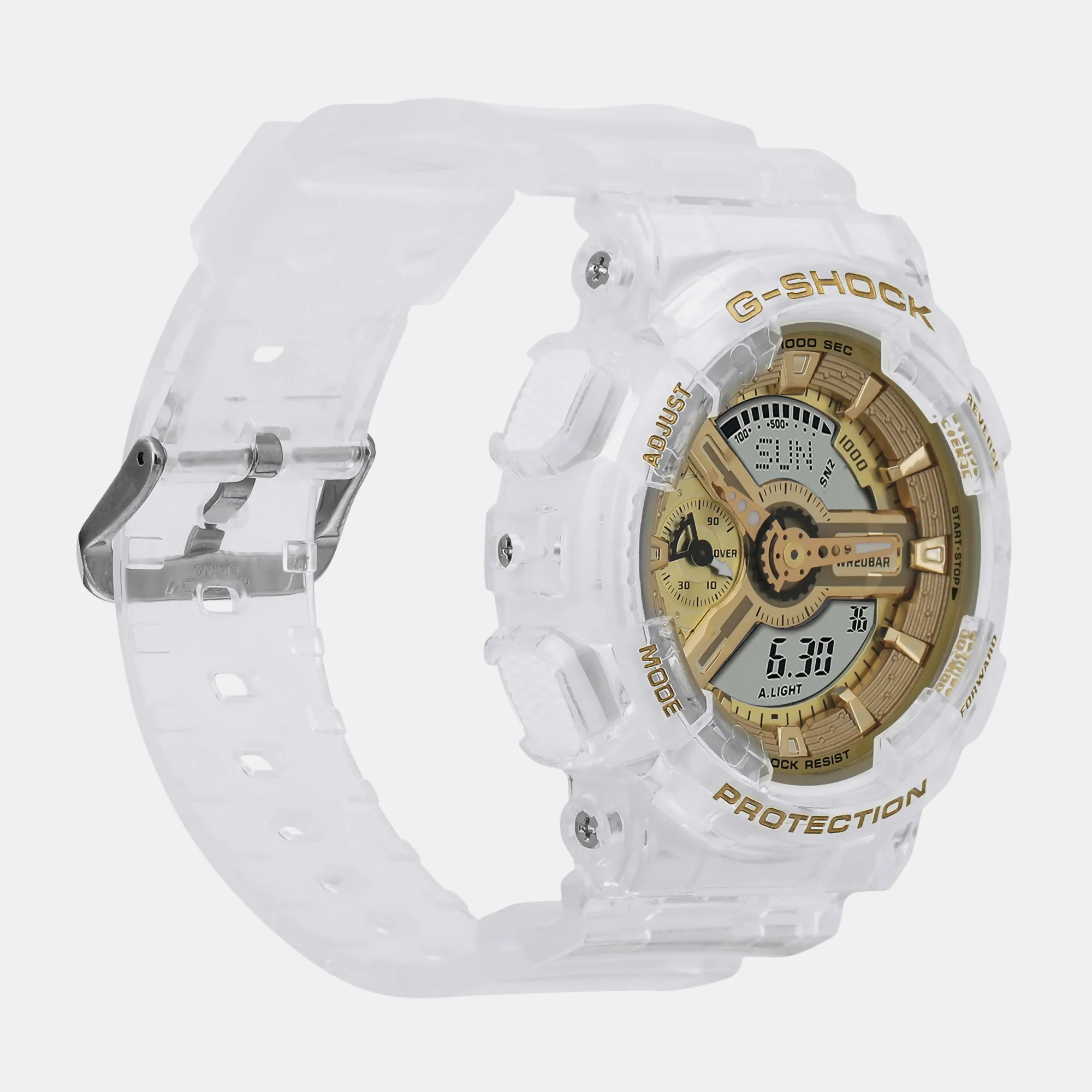 G-Shock White Women's Analog-Digital Resin Watch G1400 - GMA-S110SG-7ADR