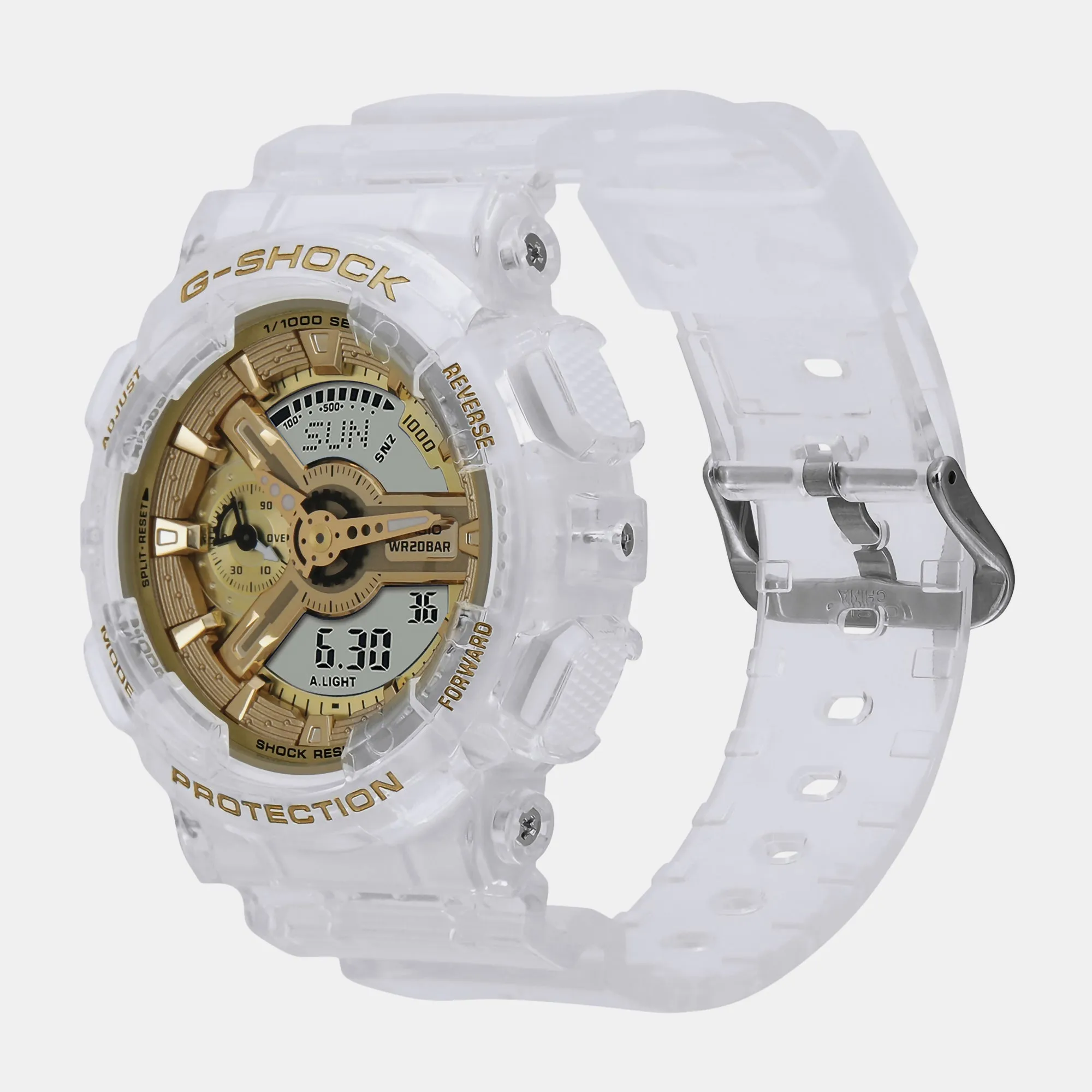 G-Shock White Women's Analog-Digital Resin Watch G1400 - GMA-S110SG-7ADR